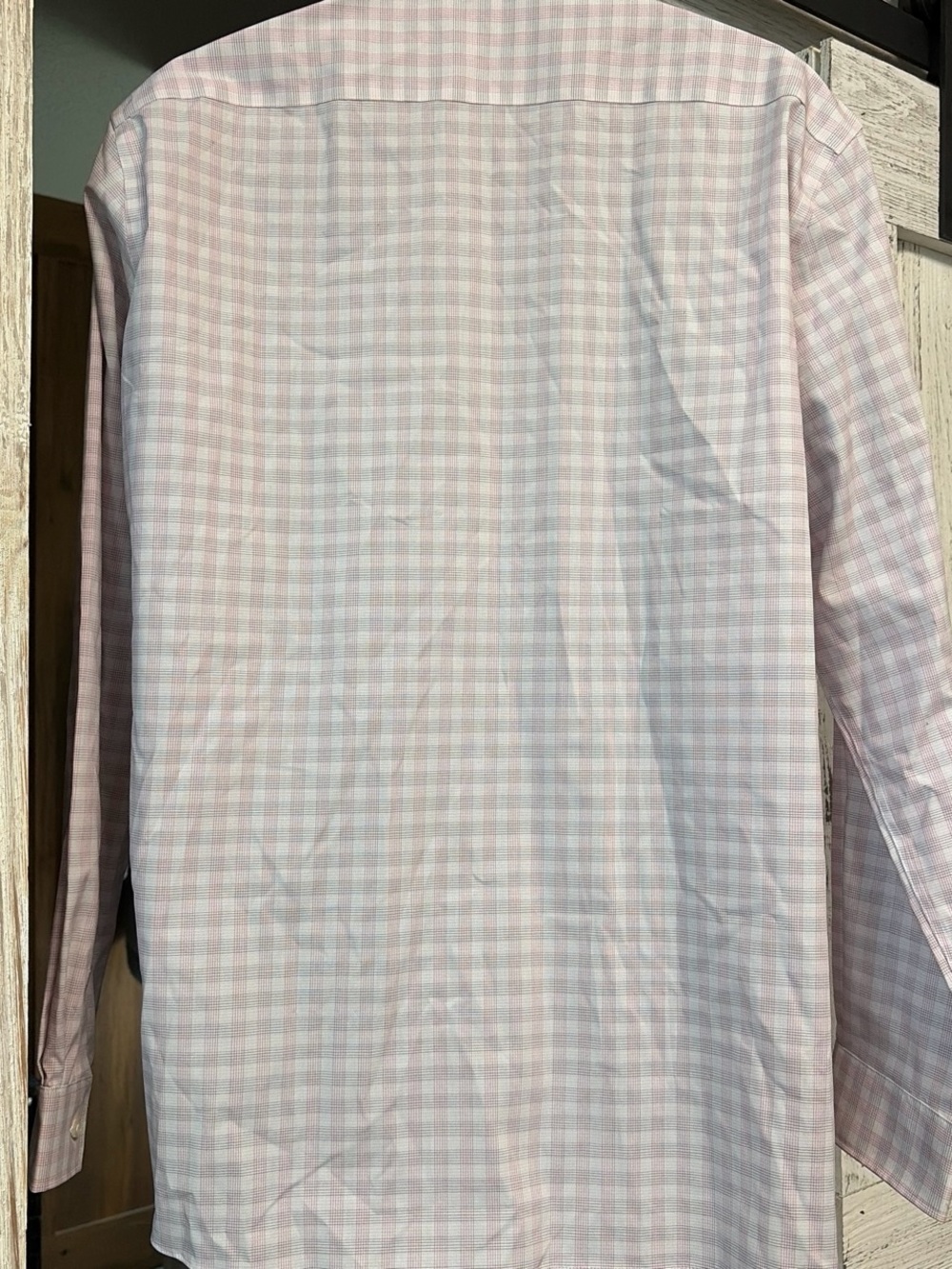 Michael Kors Pink Checked Dress Shirt - Picture 4 of 6